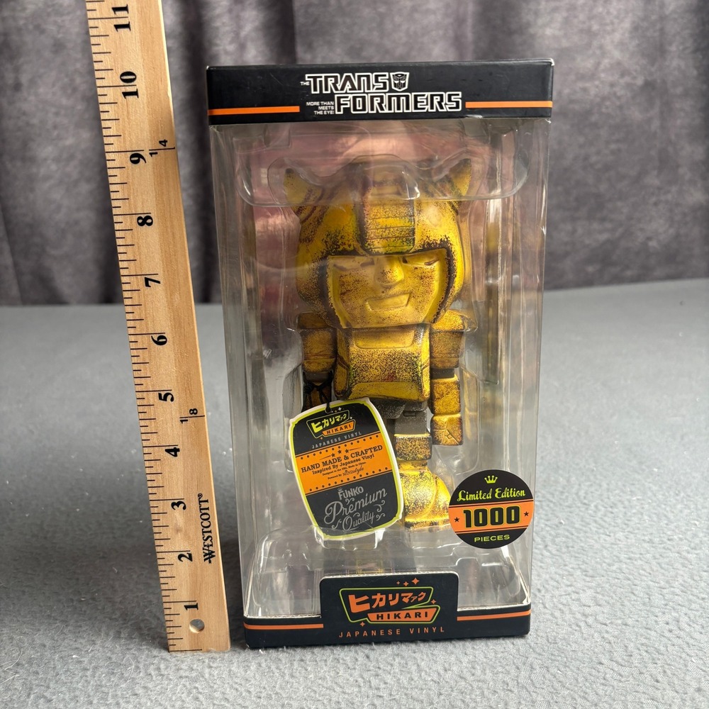 Funko Hikari Transformers Bumblebee Battle Ready Vinyl Figure Exclusive Ltd 1000 - Picture 9 of 11